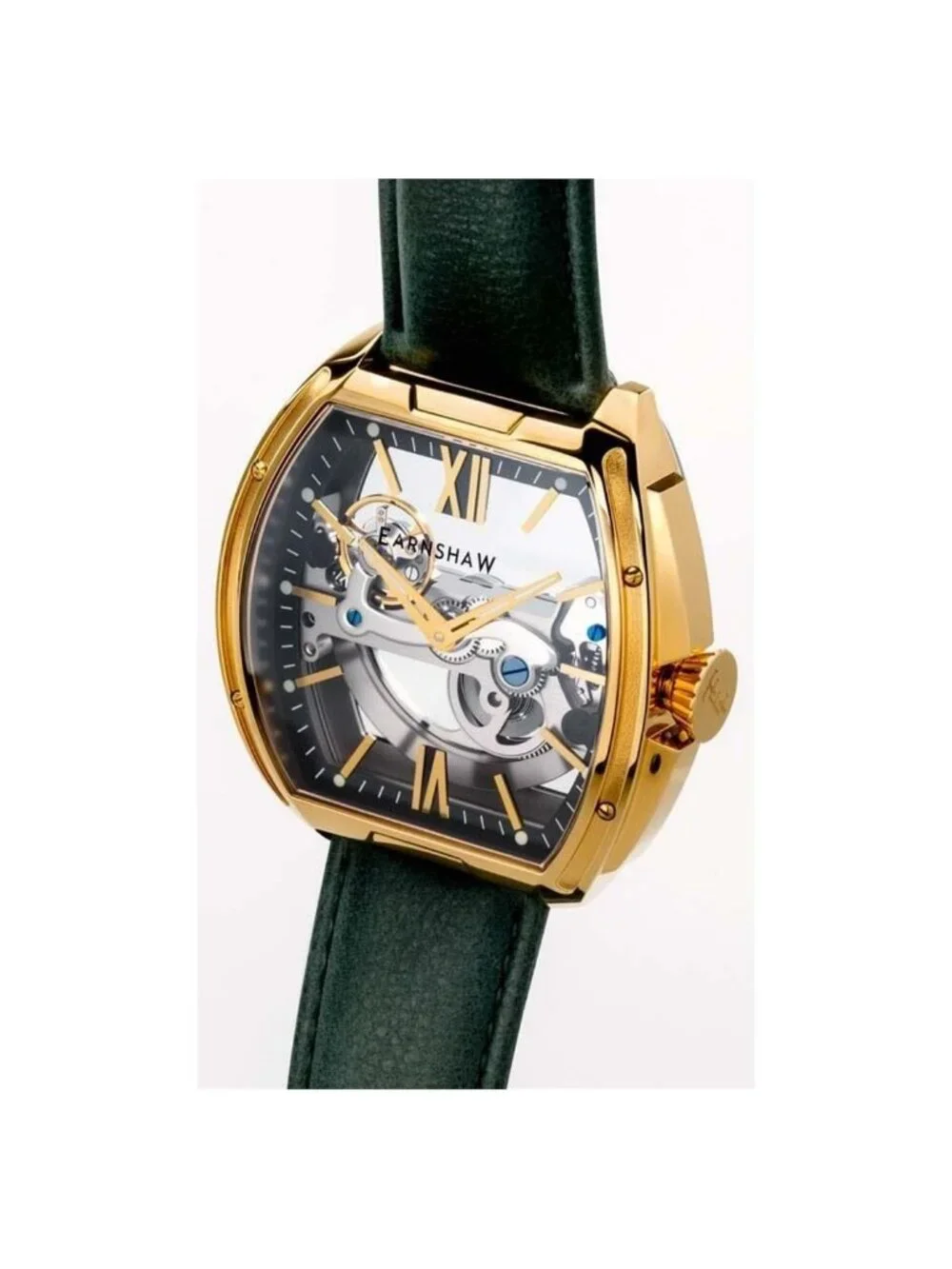 NWT Thomas Earnshaw Knightsbridge Green Dial Men's Watch